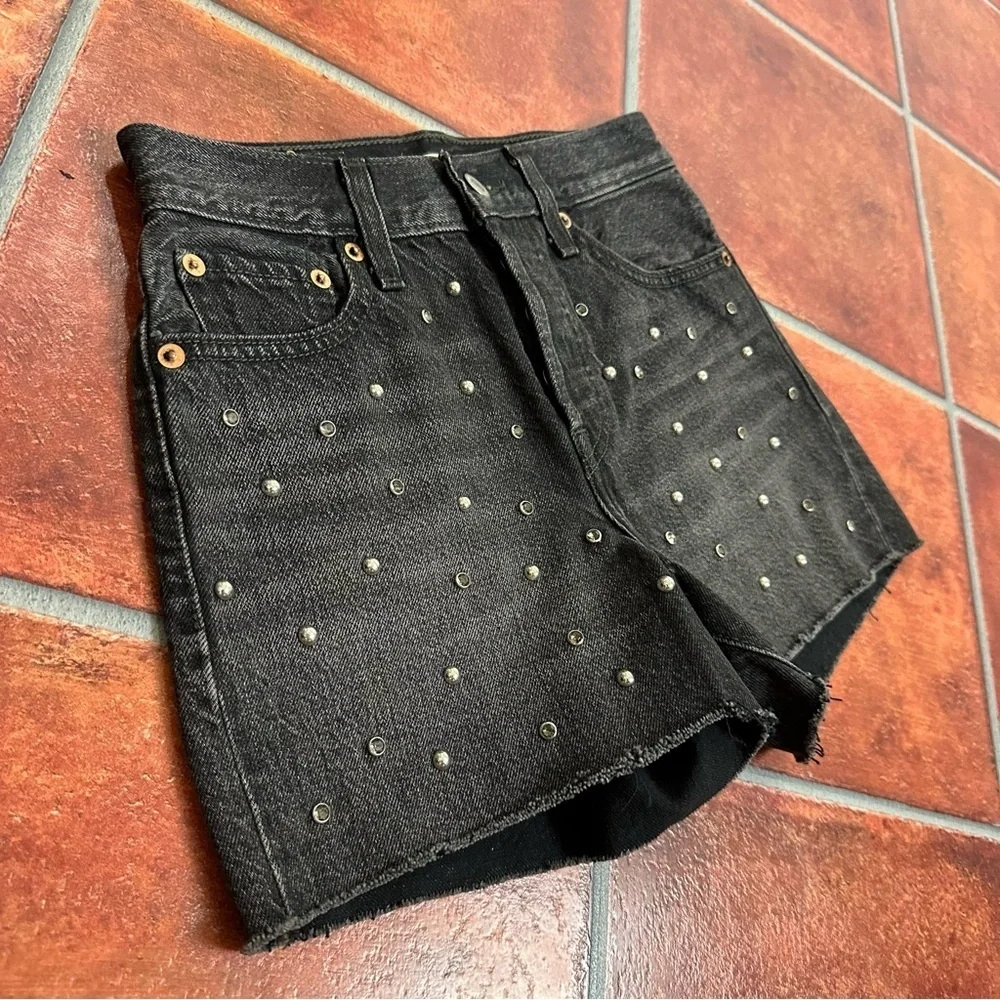 Levi's Premium Studded Wedgie Fit Shorts